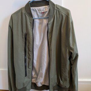 90s/Early 2000s Sovereign Code Bomber Jacket (L)